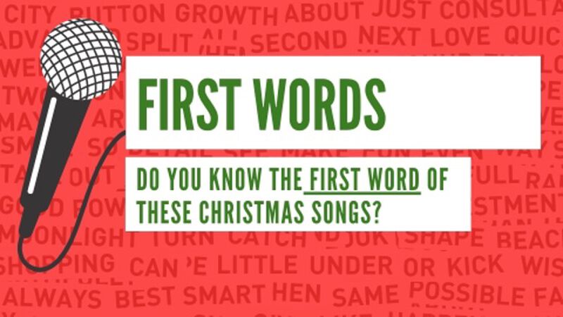 First Words: Christmas Edition